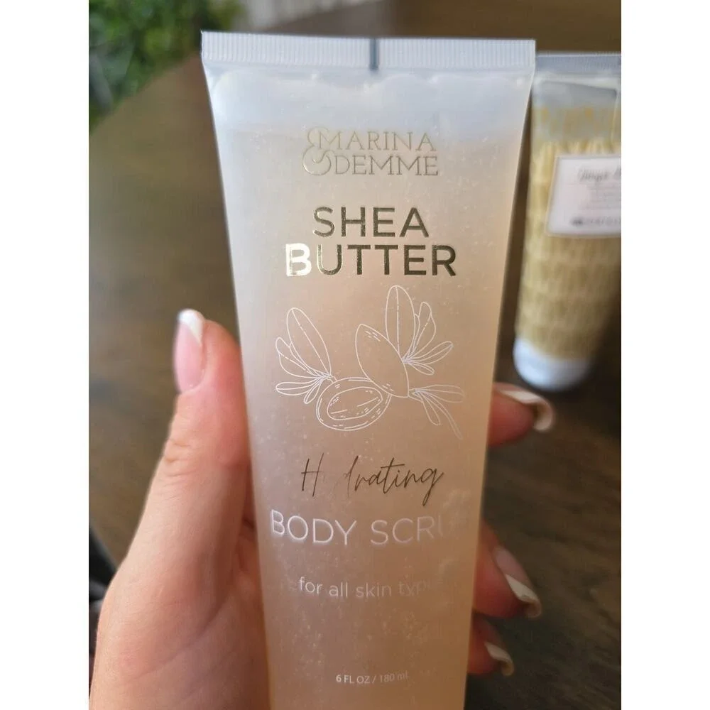 LOT OF 2 Origins Ginger Burst Savory Body Wash 2.5 oz & Marisa Odeme Shea Butter